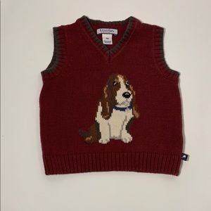 Kitestrings vest sweater maroon